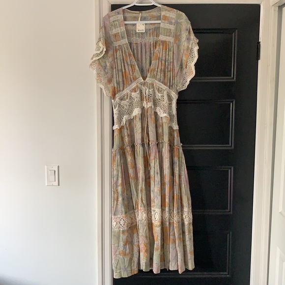 FREE PEOPLE Field of dreams top/dress ivory - Picture 5 of 8